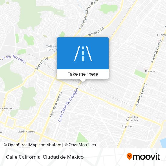 Calle California map
