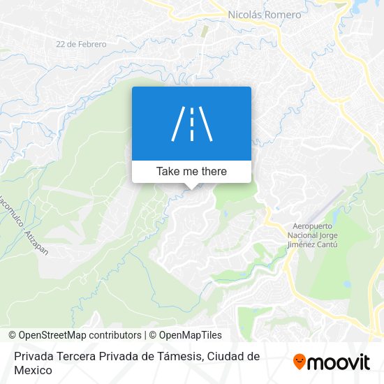Privada Tercera Privada de Támesis map