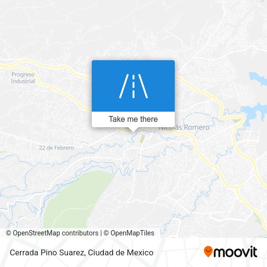 Cerrada Pino Suarez map