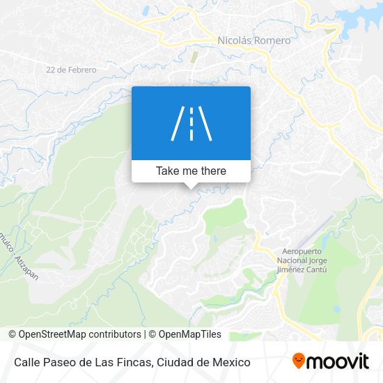 Mapa de Calle Paseo de Las Fincas