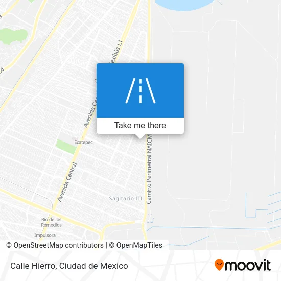 Mapa de Calle Hierro