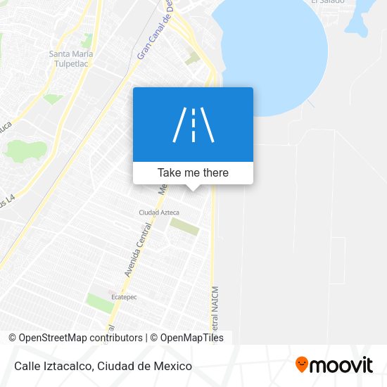 Calle Iztacalco map