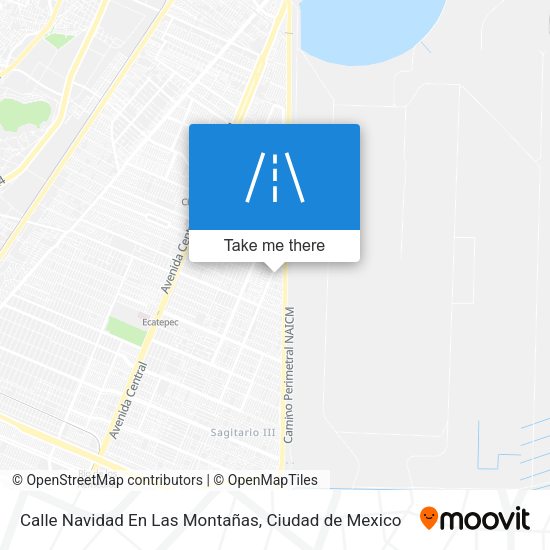 Calle Navidad En Las Montañas map