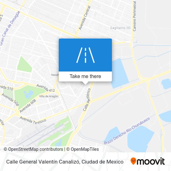 Calle General Valentín Canalizó map