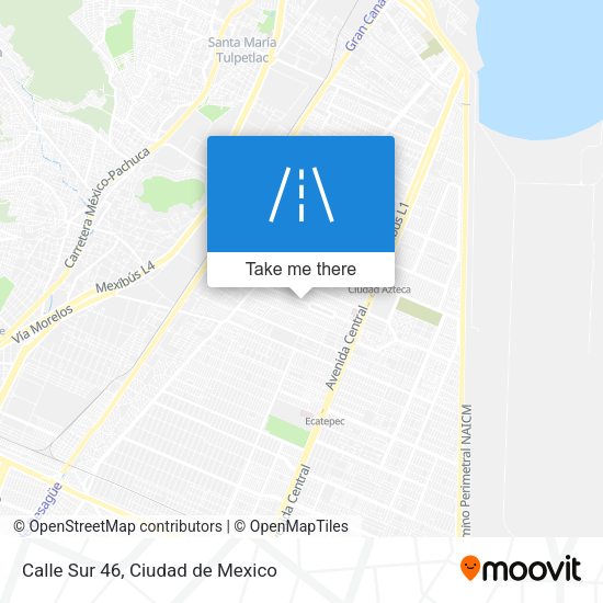 Mapa de Calle Sur 46