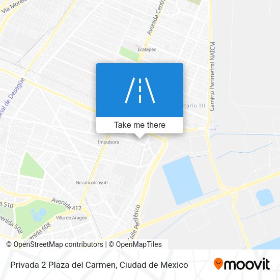 Mapa de Privada 2 Plaza del Carmen