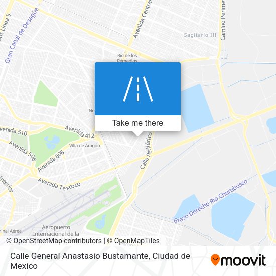 Mapa de Calle General Anastasio Bustamante