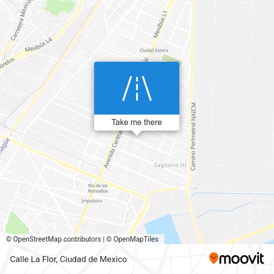 Calle La Flor map