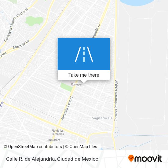 Calle R. de Alejandría map
