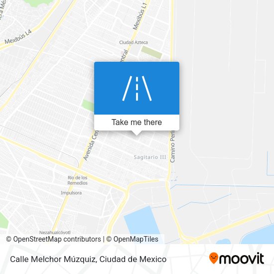 Calle Melchor Múzquiz map