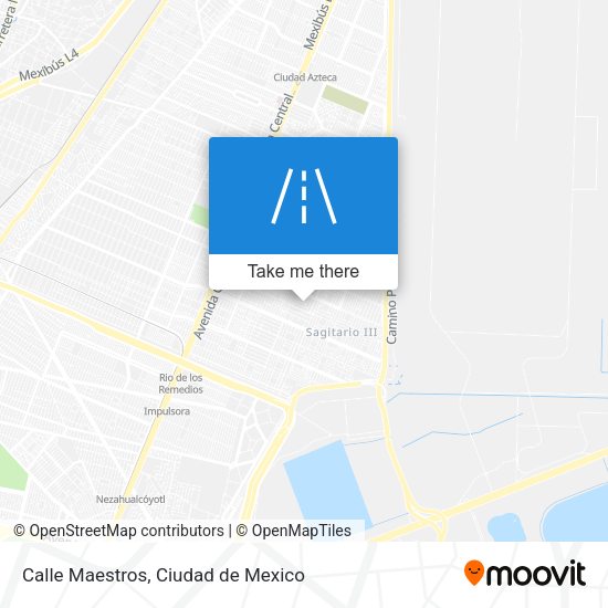 Calle Maestros map