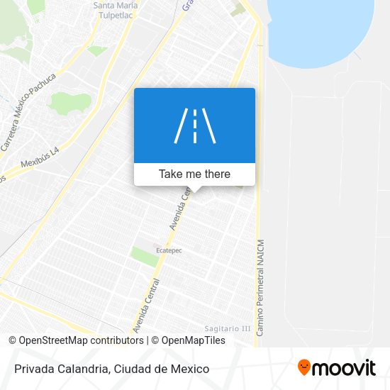 Privada Calandria map