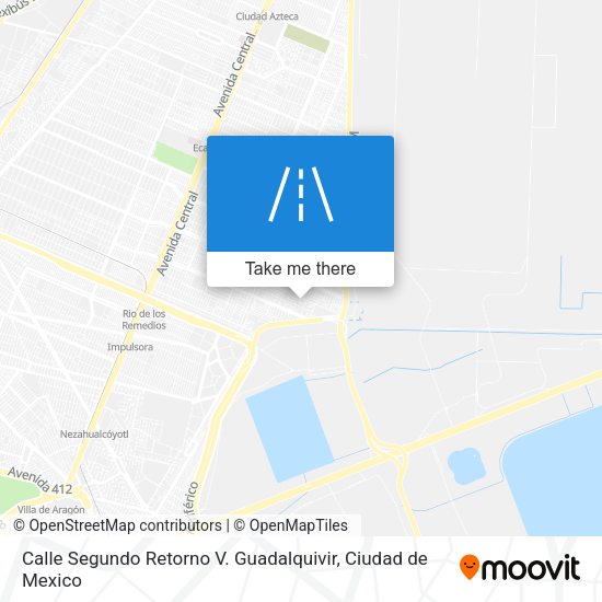 Calle Segundo Retorno V. Guadalquivir map