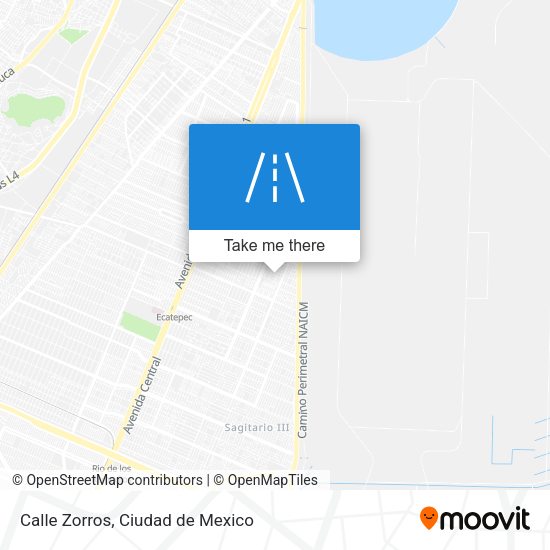 Mapa de Calle Zorros