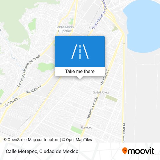 Calle Metepec map