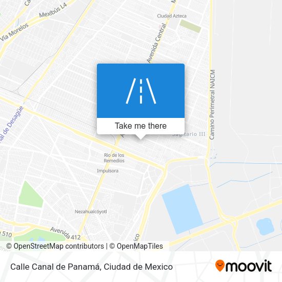 Calle Canal de Panamá map