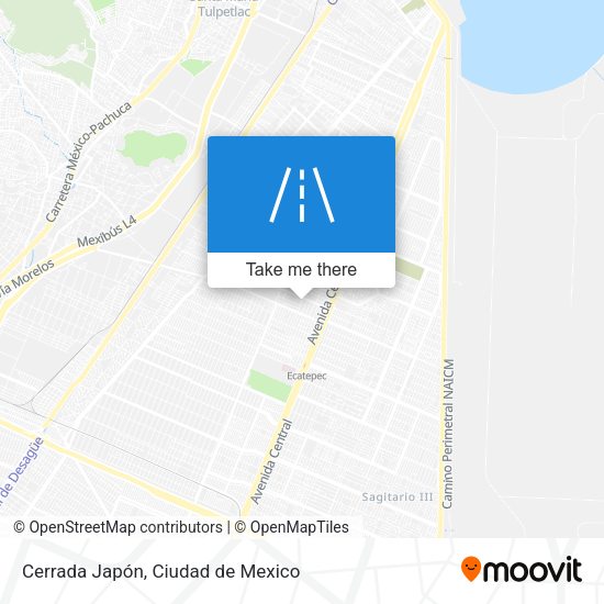 Cerrada Japón map