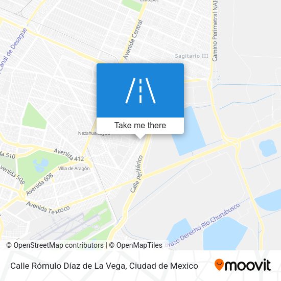 Mapa de Calle Rómulo Díaz de La Vega