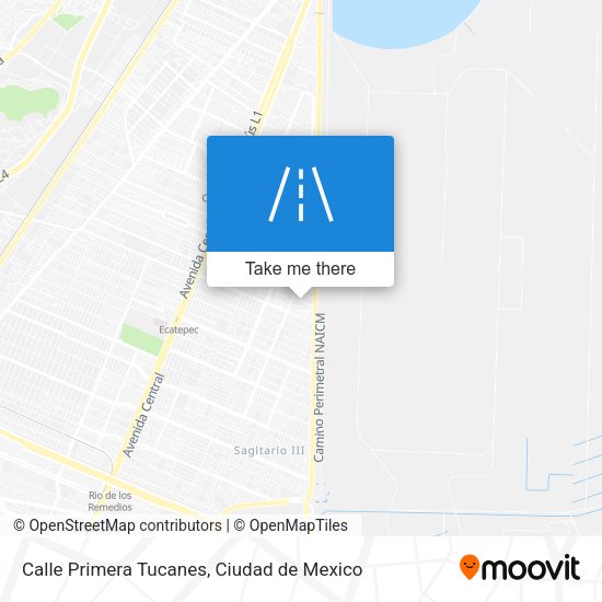 Calle Primera Tucanes map