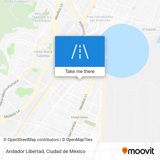 Andador Libertad map