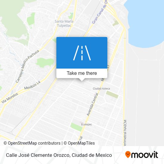 Mapa de Calle José Clemente Orozco