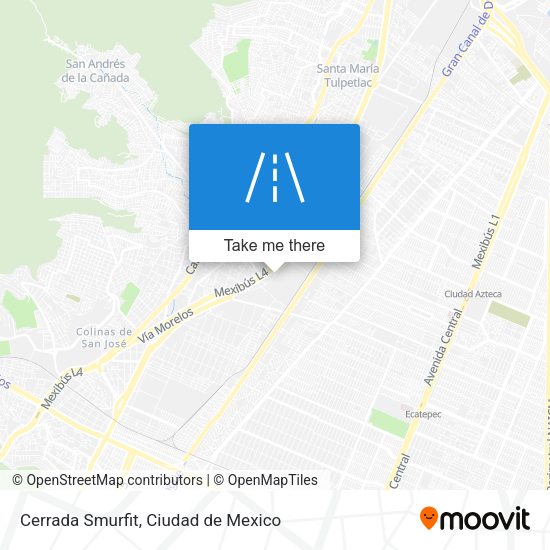 Mapa de Cerrada Smurfit
