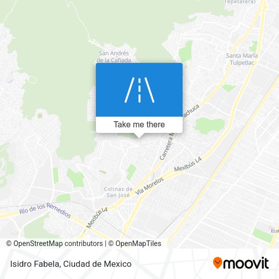Mapa de Isidro Fabela