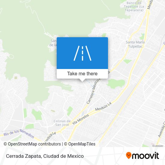 Cerrada Zapata map