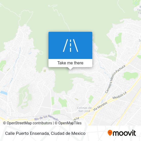 Calle Puerto Ensenada map