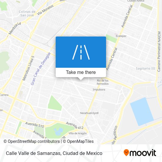 Calle Valle de Samanzas map