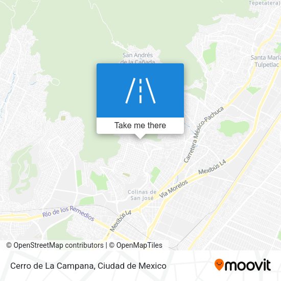 Cerro de La Campana map