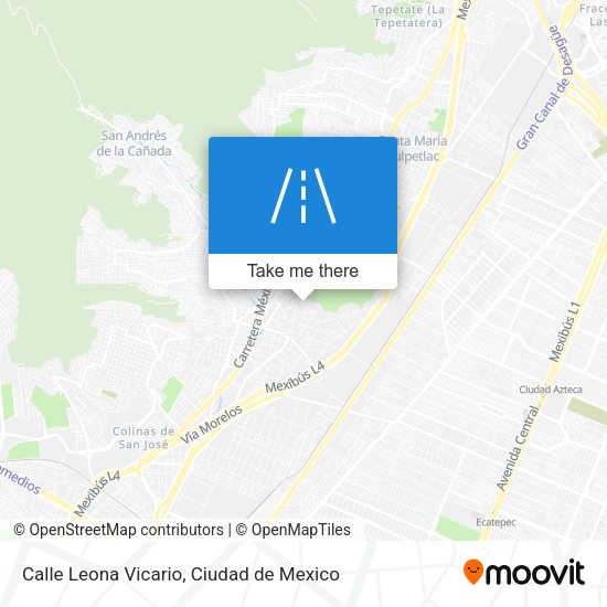 Calle Leona Vicario map