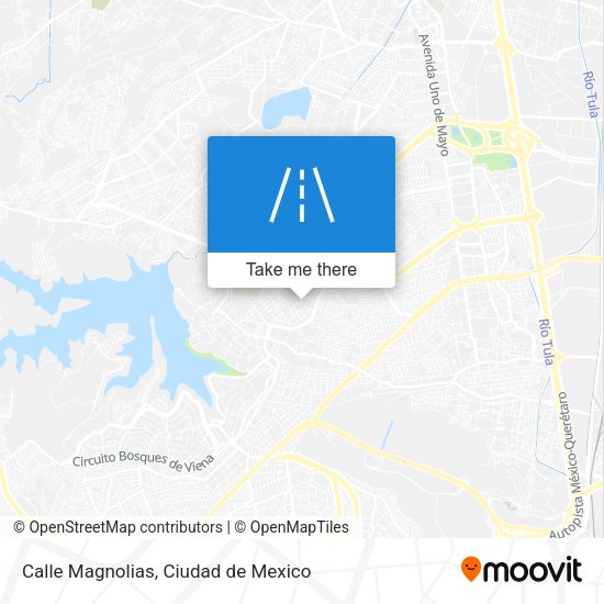 Calle Magnolias map
