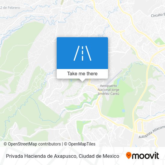 Mapa de Privada Hacienda de Axapusco