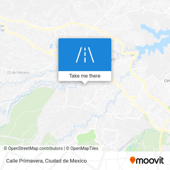Mapa de Calle Primavera