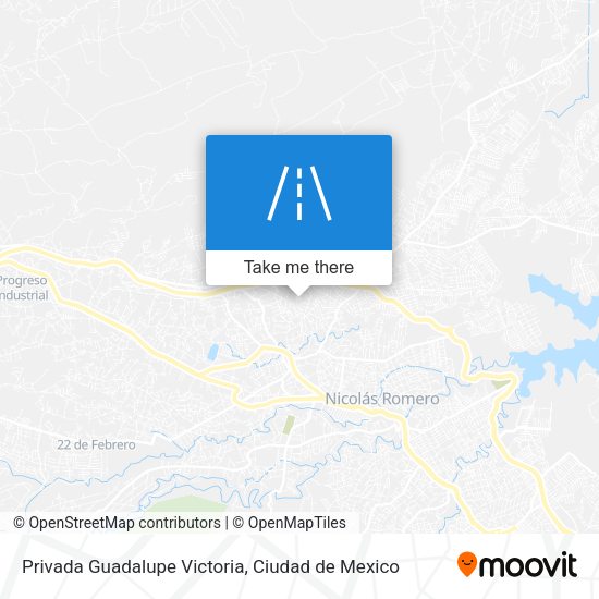 Privada Guadalupe Victoria map