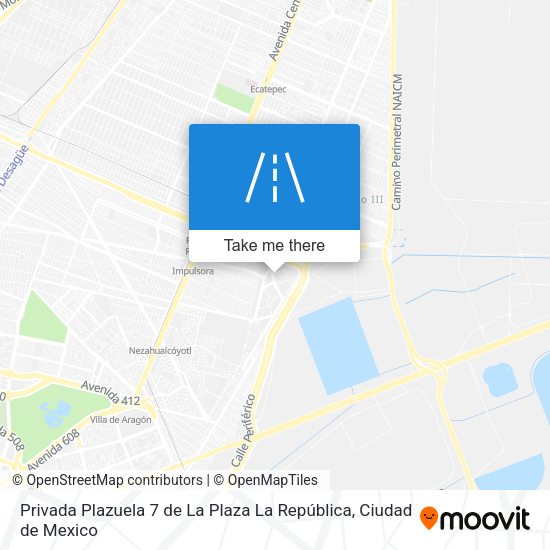 Privada Plazuela 7 de La Plaza La República map