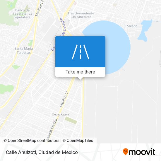 Mapa de Calle Ahuizotl
