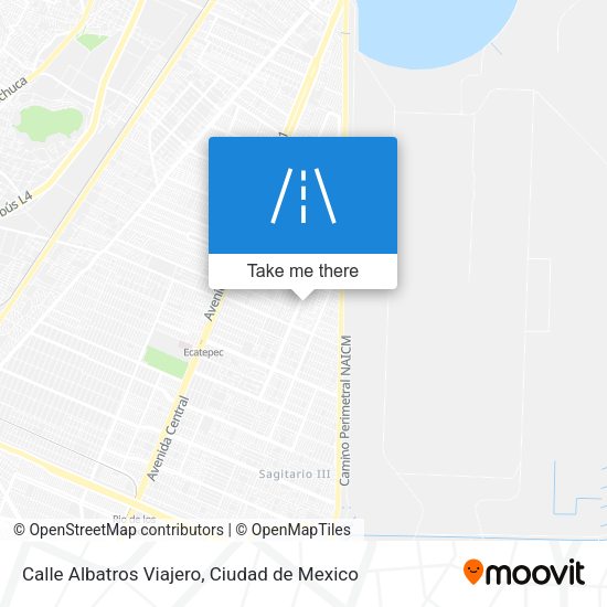 Calle Albatros Viajero map