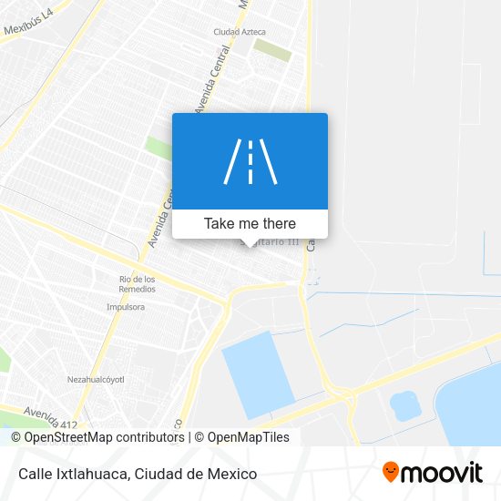 Calle Ixtlahuaca map