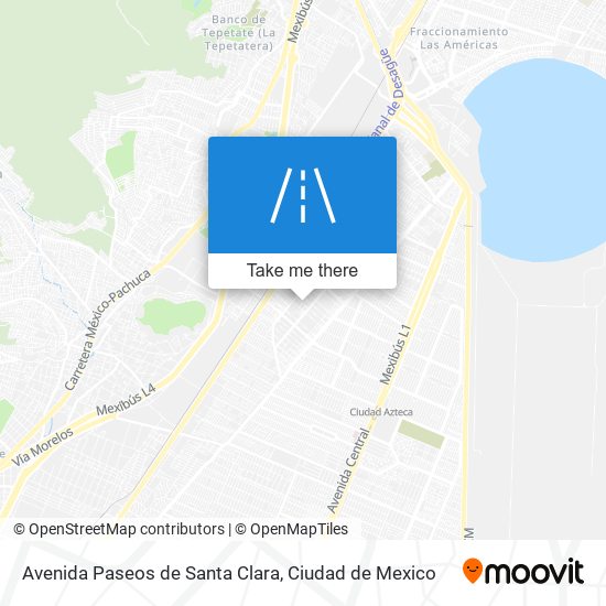 Avenida Paseos de Santa Clara map
