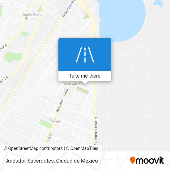 Andador Sacerdotes map