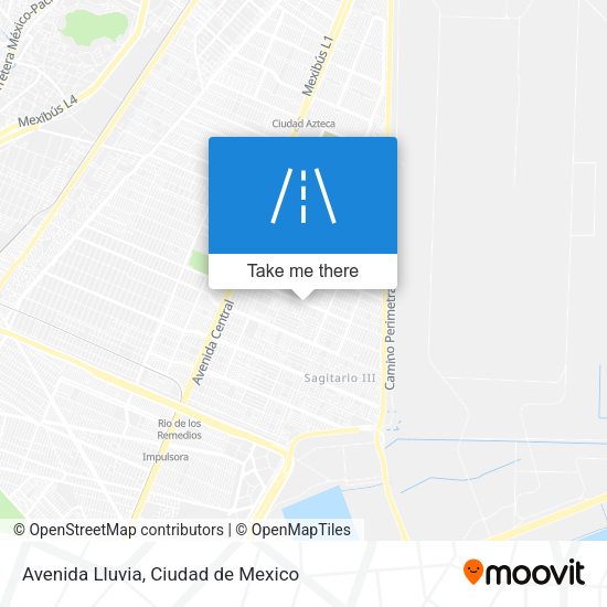 Mapa de Avenida Lluvia