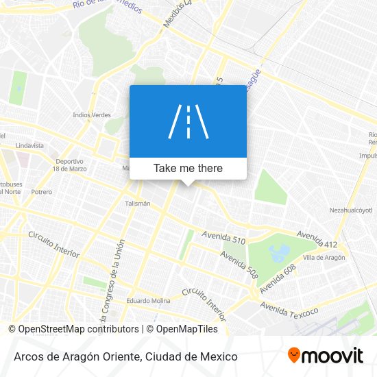 Arcos de Aragón Oriente map