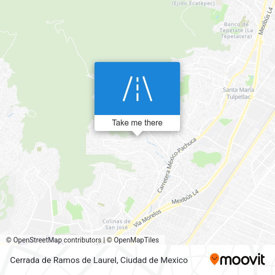 Cerrada de Ramos de Laurel map