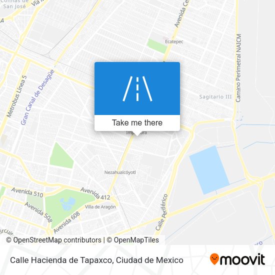 Calle Hacienda de Tapaxco map