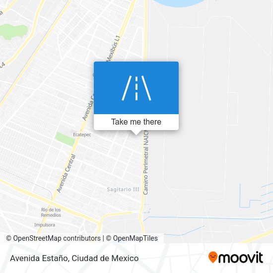 Avenida Estaño map