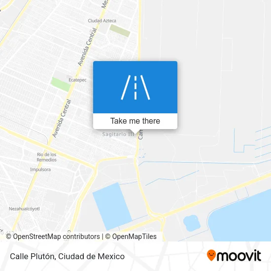 Mapa de Calle Plutón