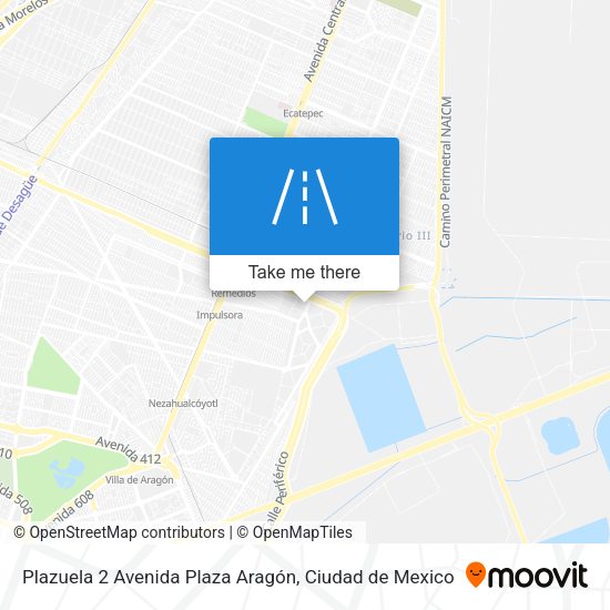 Plazuela 2 Avenida Plaza Aragón map