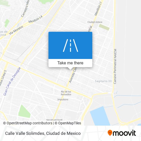 Calle Valle Solimdes map